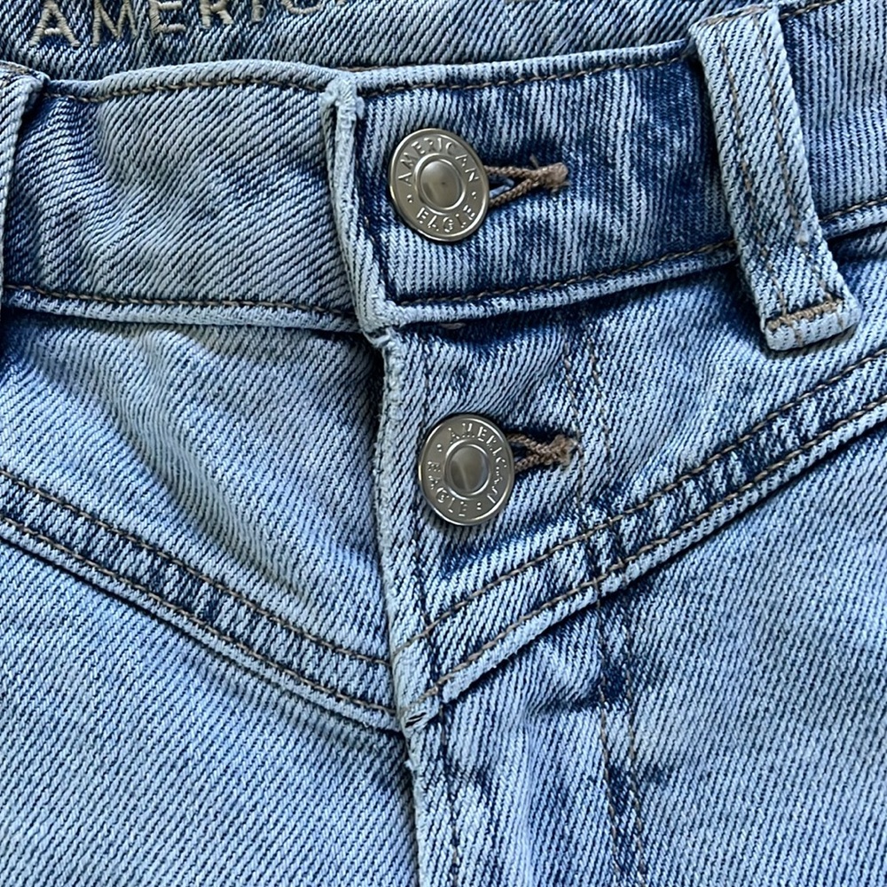 American Eagle Outfitters Blue Ankle Cropped Jeans - Picture 6 of 14